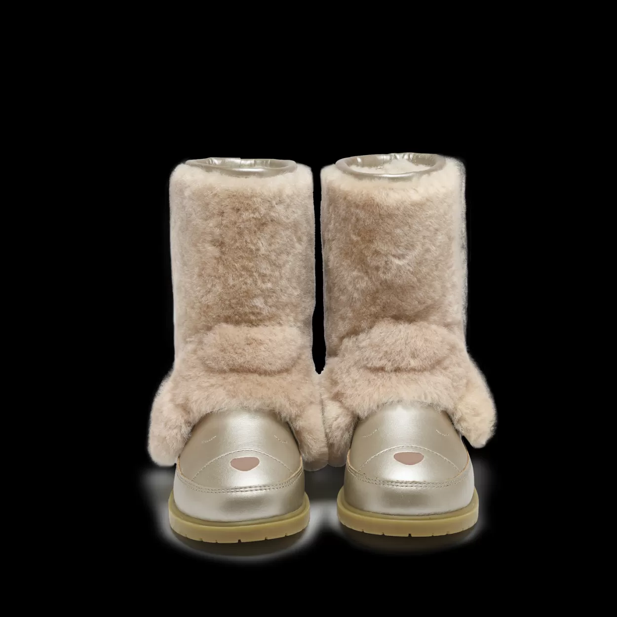 Donsje Amsterdam Wadudu Exclusive Boots | Poodle | Light Beige Sheep Wool Lightbeigesheepwool Hot