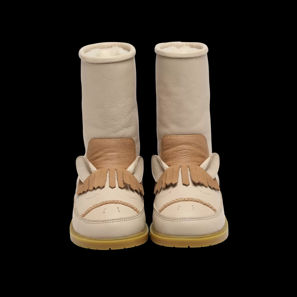 Donsje Amsterdam Wadudu Special Boots | Horse | Ivory Leather Ivoryleather Best Sale