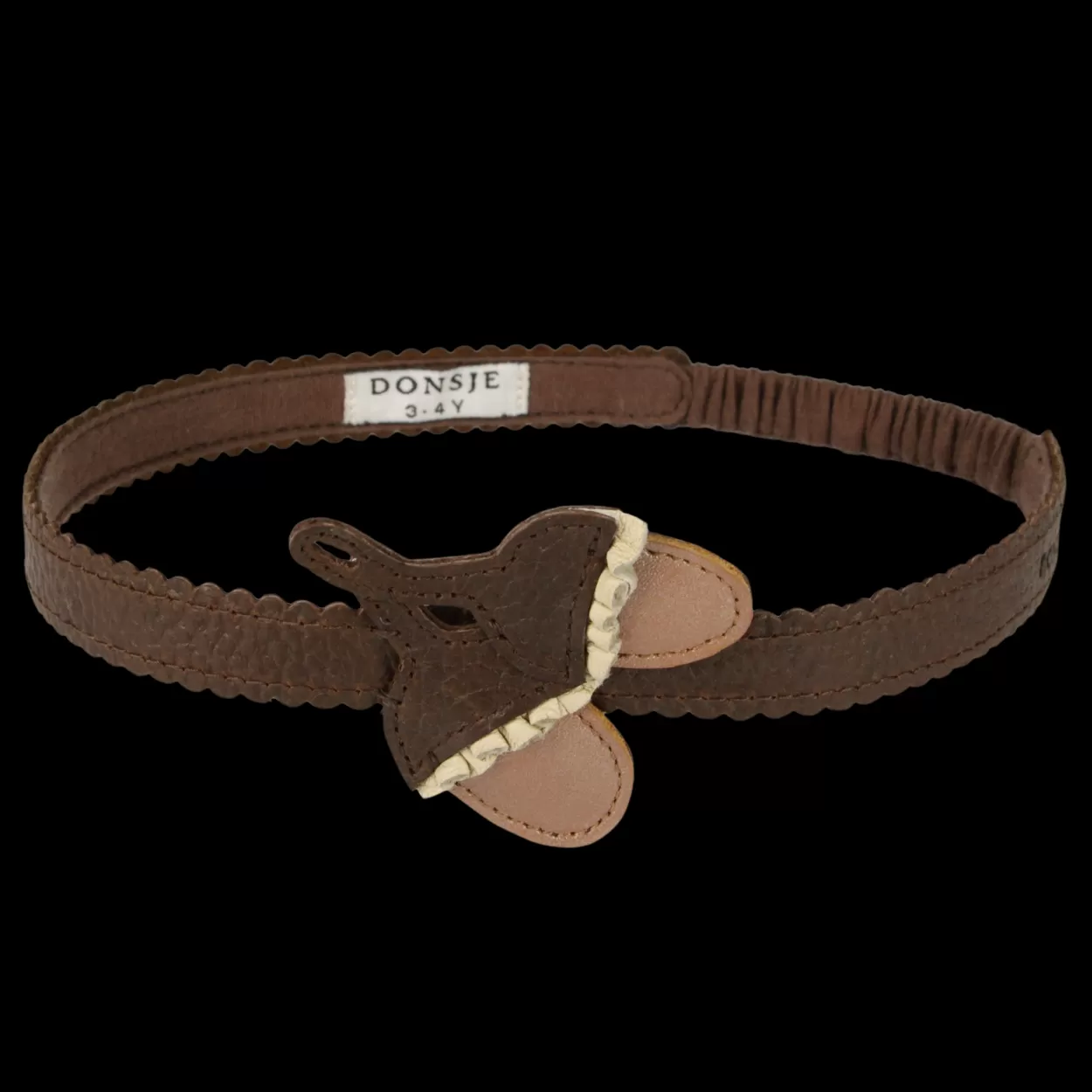 Donsje Amsterdam Wonda Headband | Acorn | Brown Grain Leather Browngrainleather Fashion