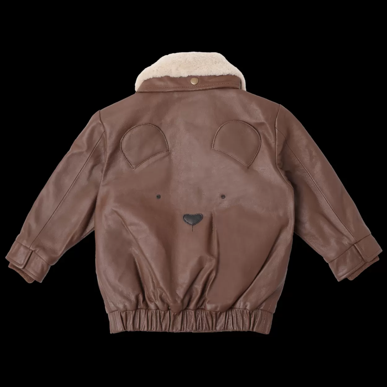 Donsje Amsterdam Yuki Leather Jacket | Bear | Cognac Leather Cognacleather Flash Sale